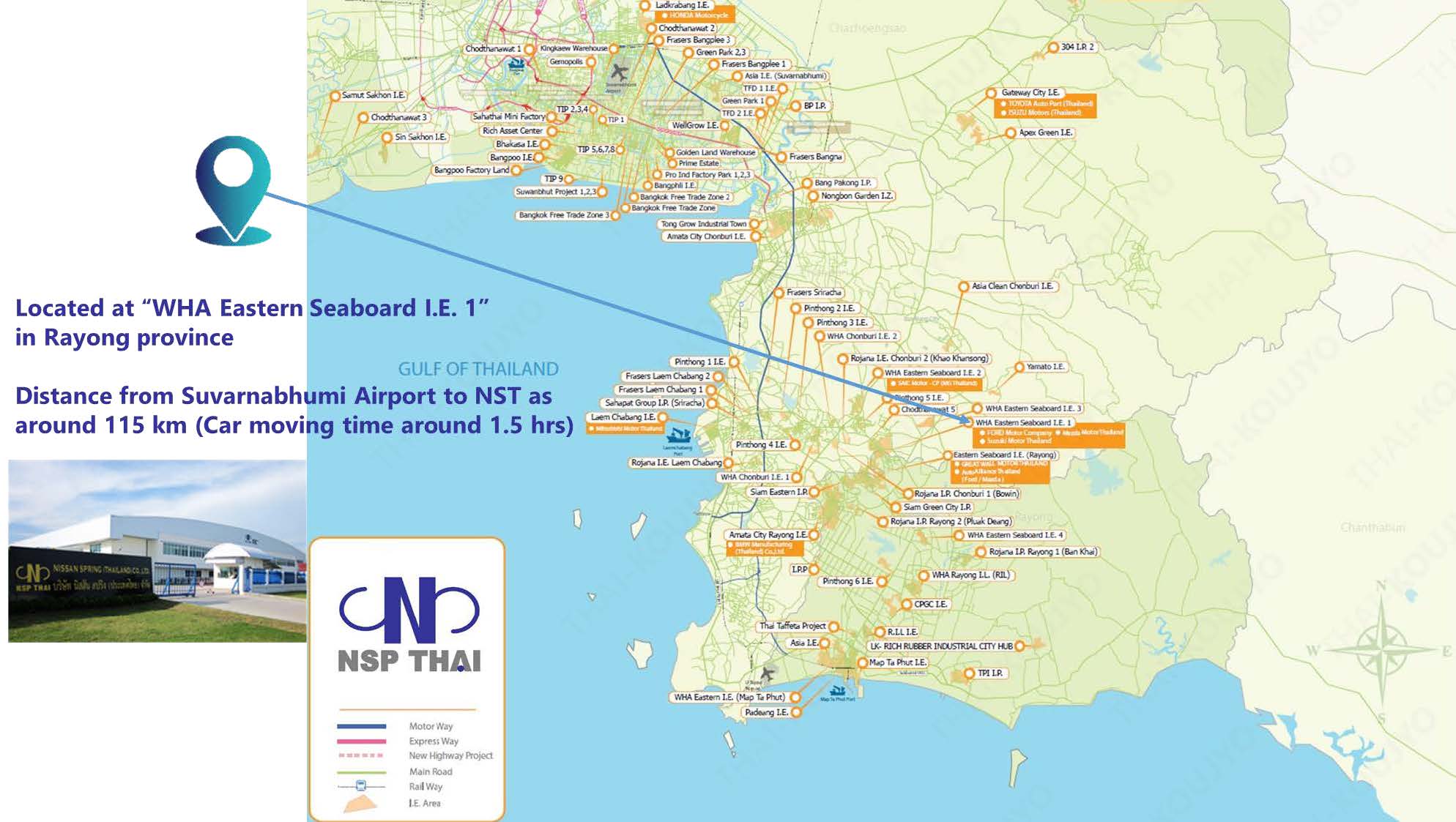 Industrial Estate Location Map